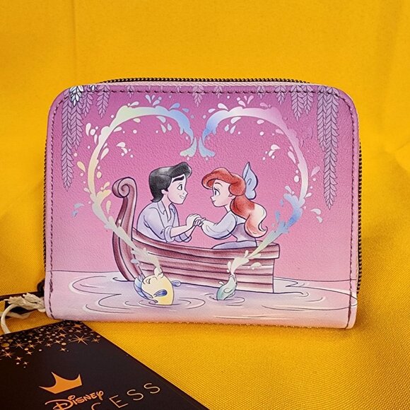 Loungefly Disney Princess Ariel & Eric Kiss The Girl the Little Mermaid Wallet - Picture 1 of 12